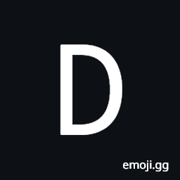Mathematical Monospace Capital D Symbol