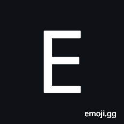 Mathematical Monospace Capital E Symbol