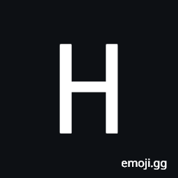 Mathematical Monospace Capital H Symbol