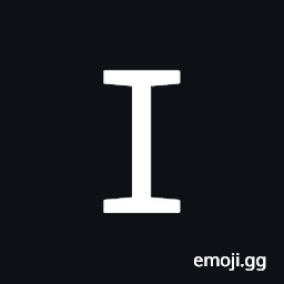 Mathematical Monospace Capital I Symbol