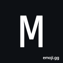 Mathematical Monospace Capital M Symbol