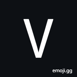 Mathematical Monospace Capital V Symbol