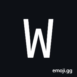 Mathematical Monospace Capital W Symbol
