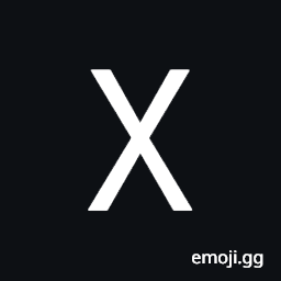Mathematical Monospace Capital X Symbol