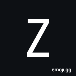 Mathematical Monospace Capital Z Symbol