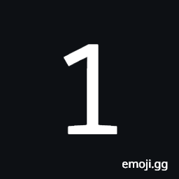 Mathematical Monospace Digit One Symbol