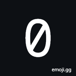 Mathematical Monospace Digit Zero Symbol