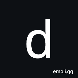 Mathematical Monospace Small D Symbol