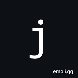 Mathematical Monospace Small J Symbol