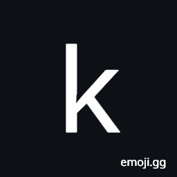 Mathematical Monospace Small K Symbol