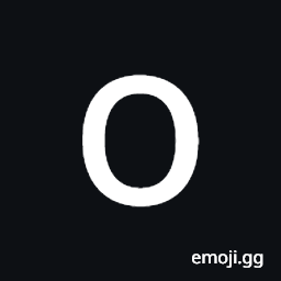 Mathematical Monospace Small O Symbol