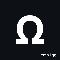 Mathematical Sans-Serif Bold Capital Omega Symbol
