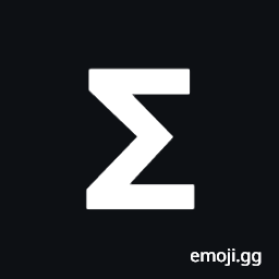 Mathematical Sans-Serif Bold Capital Sigma Symbol