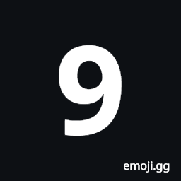 Mathematical Sans-Serif Bold Digit Nine Symbol