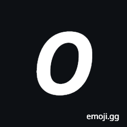 Mathematical Sans-Serif Bold Italic Capital O Symbol