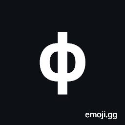 Mathematical Sans-Serif Bold Phi Symbol Symbol