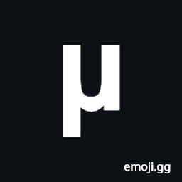 Mathematical Sans-Serif Bold Small Mu Symbol