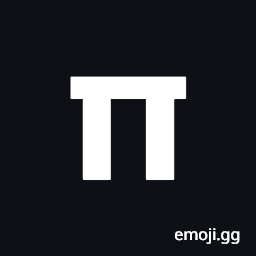 Mathematical Sans-Serif Bold Small Pi Symbol