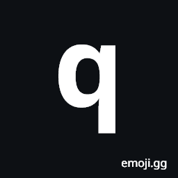 Mathematical Sans-Serif Bold Small Q Symbol