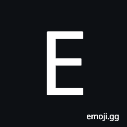 Mathematical Sans-Serif Capital E Symbol
