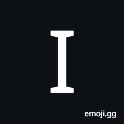 Mathematical Sans-Serif Capital I Symbol