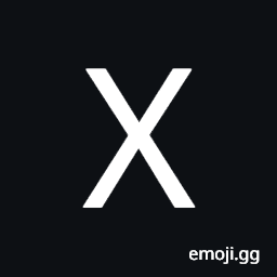 Mathematical Sans-Serif Capital X Symbol