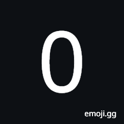 Mathematical Sans-Serif Digit Zero Symbol