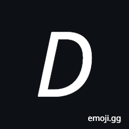 Mathematical Sans-Serif Italic Capital D Symbol