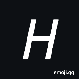 Mathematical Sans-Serif Italic Capital H Symbol