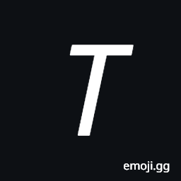 Mathematical Sans-Serif Italic Capital T Symbol