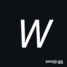 Mathematical Sans-Serif Italic Capital W Symbol