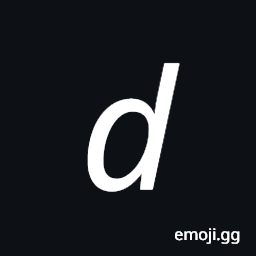 Mathematical Sans-Serif Italic Small D Symbol