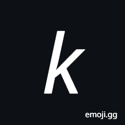 Mathematical Sans-Serif Italic Small K Symbol