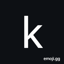 Mathematical Sans-Serif Small K Symbol