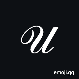 Mathematical Script Capital U Symbol