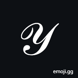 Mathematical Script Capital Y Symbol