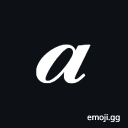 Mathematical Script Small A Symbol