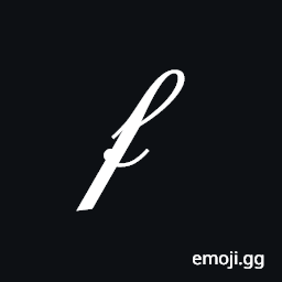 Mathematical Script Small F Symbol