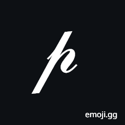 Mathematical Script Small P Symbol