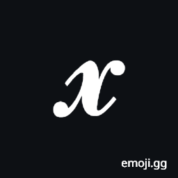 Mathematical Script Small X Symbol