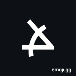 Measured Angle Opening Left Symbol