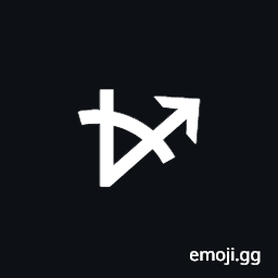 Measured Angle with Open Arm Ending In Arrow Pointing Right and Up Symbol