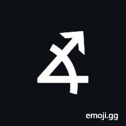 Measured Angle with Open Arm Ending In Arrow Pointing Up and Right Symbol