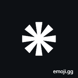 Medium Eight Spoked Asterisk Symbol