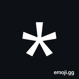 Medium Five Spoked Asterisk Symbol