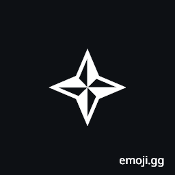 Medium Four Pointed Pinwheel Star Symbol