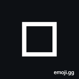 Medium White Square Symbol