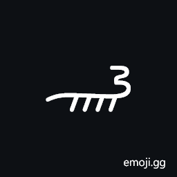 Meroitic Cursive Number Four Thousand Symbol