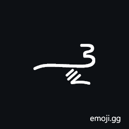 Meroitic Cursive Number Six Thousand Symbol