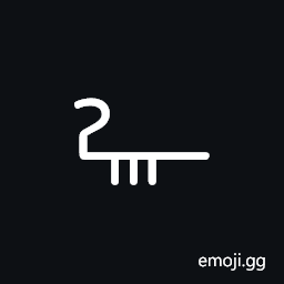 Meroitic Cursive Number Thirty Thousand Symbol